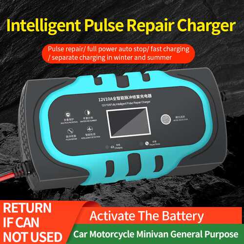 Pulse Repair Lead acid Battery Charger 12V 6A 8A10A For sale