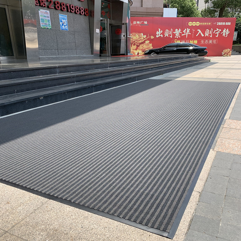 除尘门垫台阶防滑地垫定制LOGO门口地毯工厂车间电梯脚垫家用垫子图片