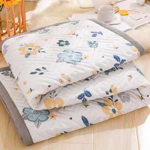 冬季床垫薄款垫子家用单双人防滑纯棉软垫1.82.0米垫被铺床褥子