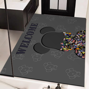 浴室地垫速干卫生间吸水防滑洗手台大尺寸全铺地毯入户门垫脚垫