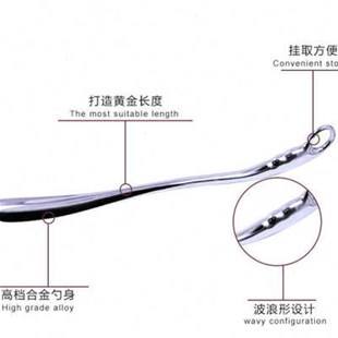 高档合金鞋拔子不锈钢鞋拔 实心鞋拔孕妇不弯腰穿鞋器提鞋器长款