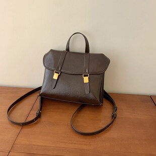 今年流行爆款包包女式2025新款小众公文包多功能双肩包复古斜挎包
