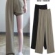 拖地裤 直筒阔腿裤 高腰垂感显瘦小个子高级感西装 大码 子 女春夏新款