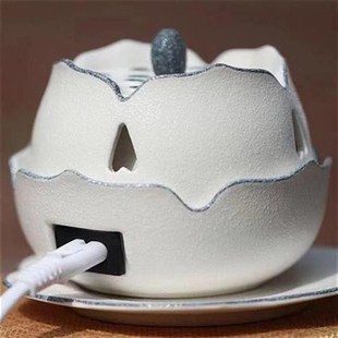 家用电子香熏炉香炉 室内陶瓷沉香盘香炉线香炉檀香炉定时调温