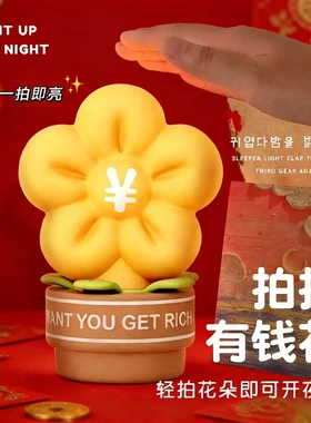 有钱花小夜灯卧室床头睡眠拍拍灯婴儿喂奶生日礼物高级感新年礼物