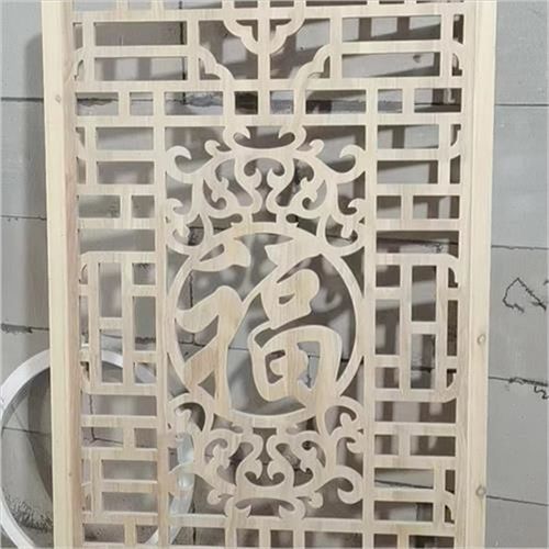 厂促中式欧式实木花格PVC镂空隔断雕花板玄关吊顶屏风背景墙通品