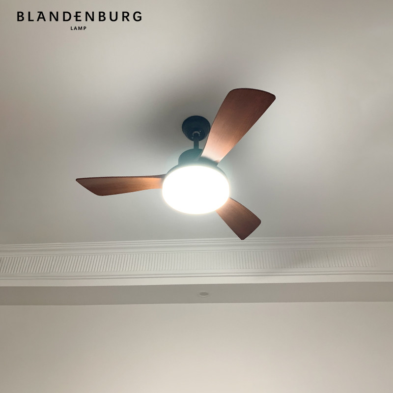 风扇吊灯简约现代中式大尺寸家用装饰灯2023年新款卧室客厅吊扇灯