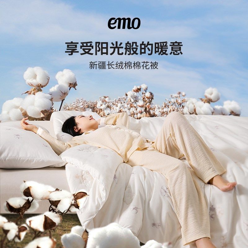 一默新疆长绒棉花被全棉新疆棉被纯棉被子春秋被四季通用宿舍冬被,床上用品,棉花被,淘宝优惠券,粉丝福利购,淘宝优惠卷