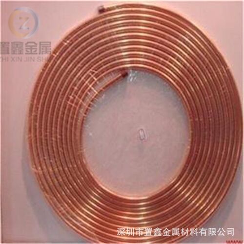 直销置鑫冰箱制冷紫铜管厂家 毛细铜管5*1mm c1100紫铜管规格齐全