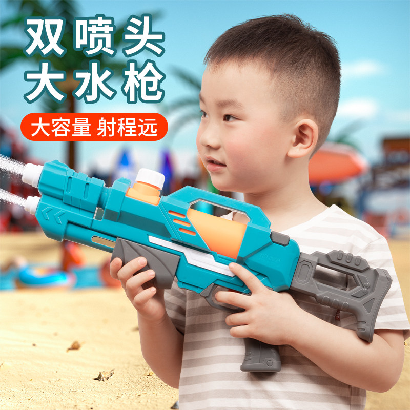 儿童水枪玩具喷水枪高压大号呲滋泚抽拉式大容量洒打水仗神器男孩