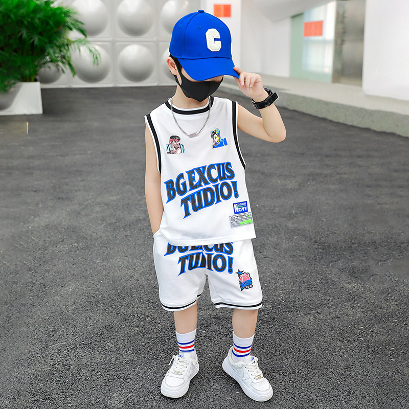 男童2022训练篮球服背心套装无袖坎肩轻薄夏季小男生运动会衣服潮