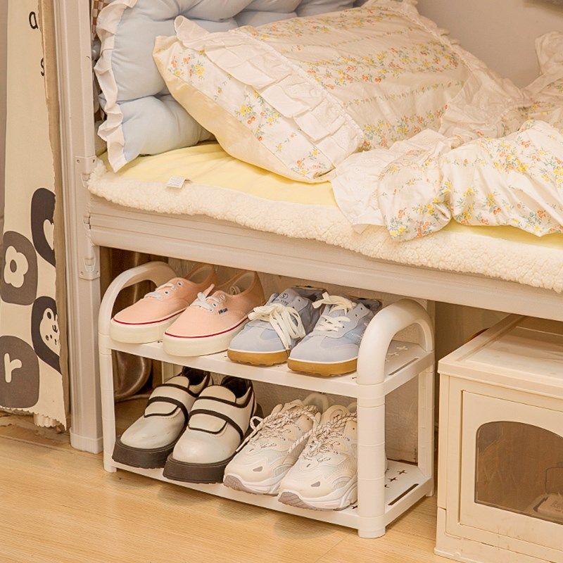床下简易小鞋架鞋柜学生宿舍床底放鞋收纳神器鞋子省空间分层支架,收纳整理,鞋子收纳架,淘宝优惠券,粉丝福利购,淘宝优惠卷