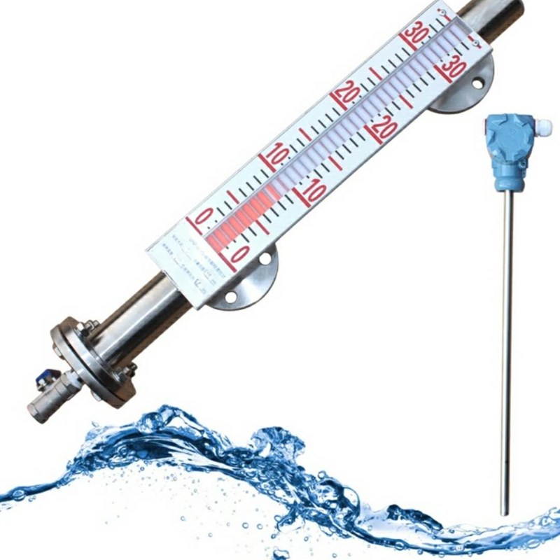 uhz磁翻板液位计水位计锅炉油z位水箱浮球不锈钢带远传磁性液位计