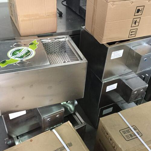 上海专用厨房不锈钢油水分离器不锈钢隔油池滤渣池带环保证书