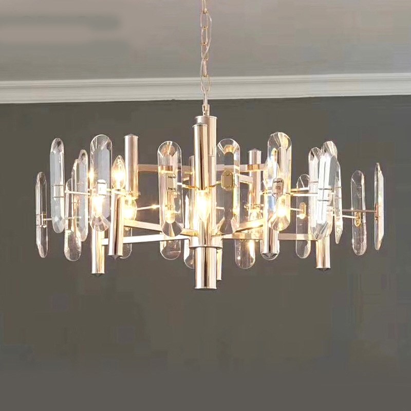 北欧吊灯后现代简约创意餐厅个性诗远米兰时尚软装水Y晶别墅客厅