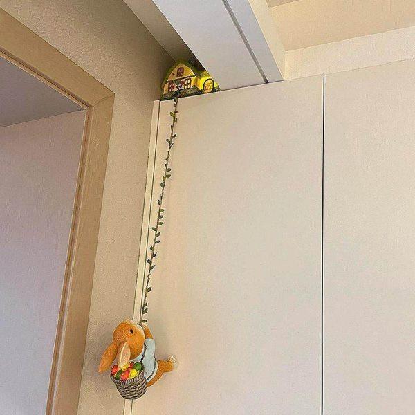 攀登小兔房间卧室装饰布置摆件氛围感玄关电视背景墙客厅入户门,家居饰品,户外/庭院摆件,淘宝优惠券,粉丝福利购,淘宝优惠卷