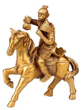 铜器铜马上封侯生肖马办公桌摆件家居装饰品家居用品