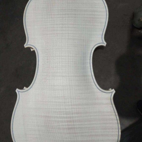 茬欧小提琴虎4    白料手工制作板白  工艺坯独4/纹好小提琴