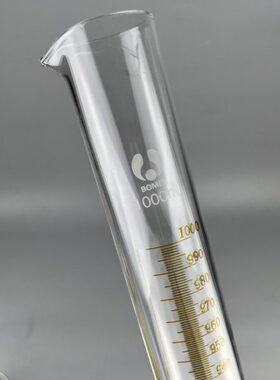 分度刻度0升条101玻璃量筒0010玻璃精密ll量筒耐高温1mm量筒0线