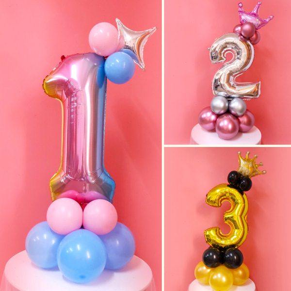 数字铝膜气球立柱生日装饰布置宝宝百天儿童派对0-9周岁数字路引,节庆用品/礼品,装扮布置套餐,淘宝优惠券,粉丝福利购,淘宝优惠卷