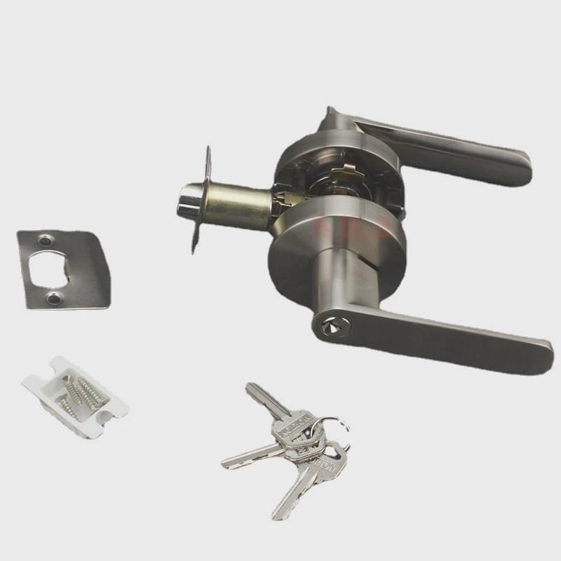 机械锁门锁室内卧k室房卫生间三杆式通用球形锁房门单舌执手锁