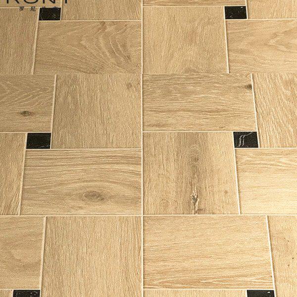 复古仿木地板瓷砖卧室中木纹砖客厅格子古风地砖书房民宿石材阳台