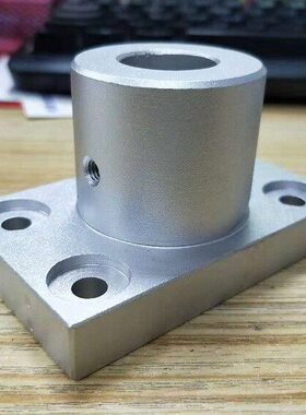 支型法兰方形紧凑光轴支撑座导向轴支座方形光轴光轴座光轴边双