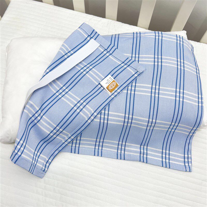 竹纤维冰丝枕巾婴儿童加厚夏凉枕头巾盖单人成人蓝粉色防螨抗菌夏