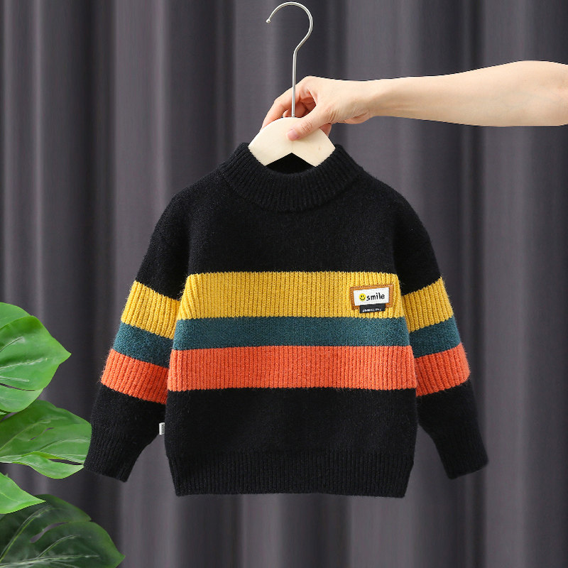 男童毛衣秋冬款儿童套头针织衫打底衫2023新款宝宝冬季加厚毛线衣,童装/婴儿装/亲子装,毛衣/针织衫,淘宝优惠券,粉丝福利购,淘宝优惠卷