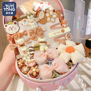 儿童网红发饰玩具女童5套装 8公主发夹3到6岁女孩生日礼物 2022爆款