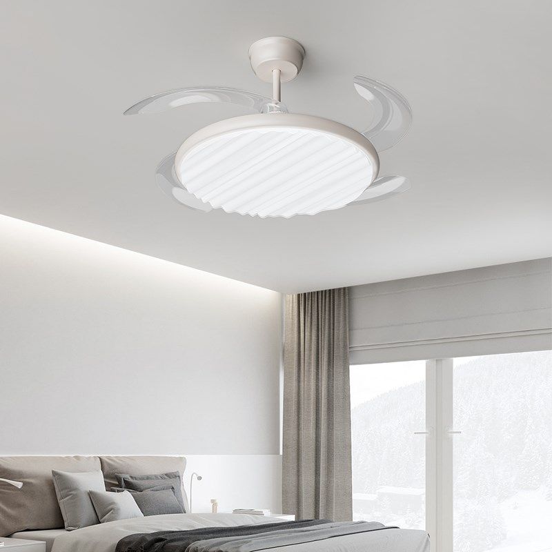 卧室灯2025年新款极简隐形静音风扇灯全光谱护眼智能餐厅吸顶灯,家装灯饰光源,风扇灯,淘宝优惠券,粉丝福利购,淘宝优惠卷