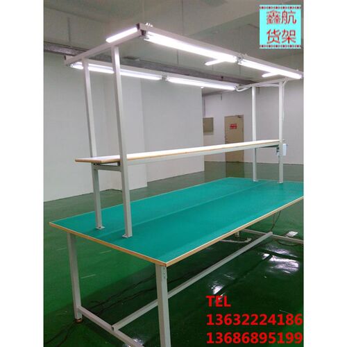 车间防静电双面工作台工厂生产线定做维修操作台打包台设备工作桌