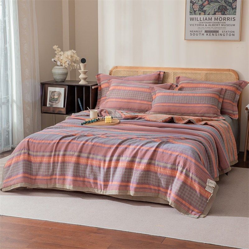 A类母婴级全棉双层纱夏被四件套大豆纤维纯棉双人空调被夏凉被芯,床上用品,化纤被,淘宝优惠券,粉丝福利购,淘宝优惠卷