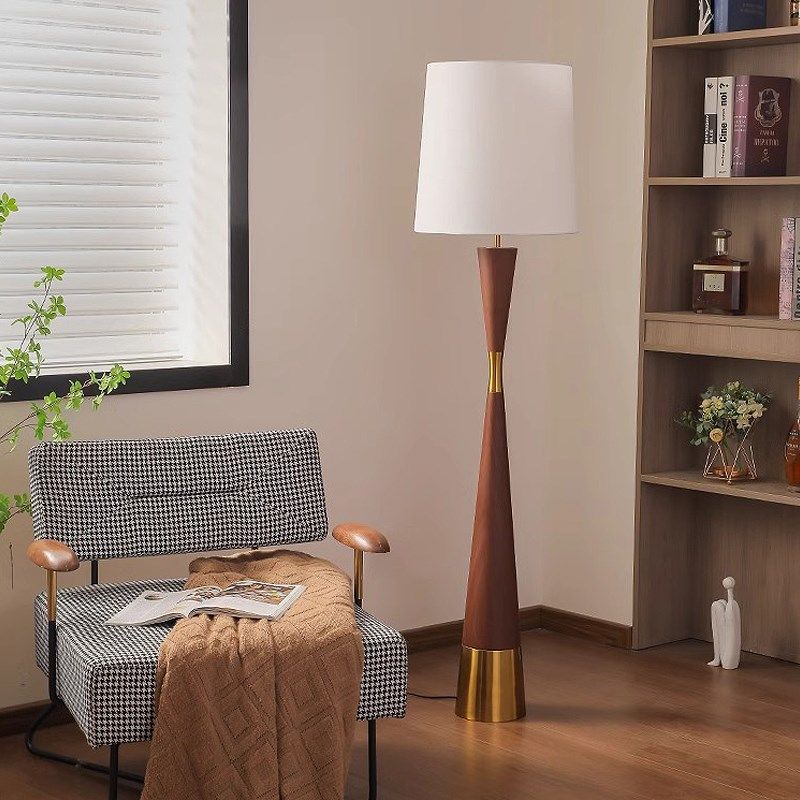 客厅氛围落地灯2025新款中古风民宿卧室沙发边高级感布艺护眼灯具,家装灯饰光源,落地护眼灯,淘宝优惠券,粉丝福利购,淘宝优惠卷