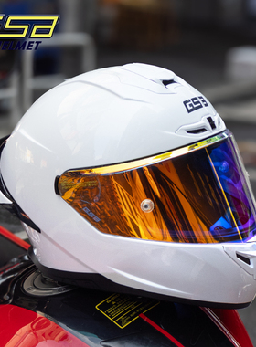 gsb摩托车头盔361gt全覆式男女个性酷大尾翼机车骑士赛车巡航全盔