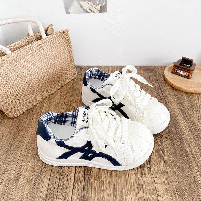 2025秋季贝壳头板鞋韩版厚底百搭小白鞋女鞋学生休闲德训鞋面包鞋,女鞋,休闲板鞋,淘宝优惠券,粉丝福利购,淘宝优惠卷