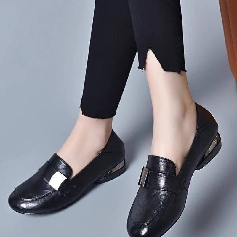 2025春季爆款现货低跟浅口单鞋女士休闲网红百搭轻便时尚豆豆女鞋,女鞋,帆布鞋,淘宝优惠券,粉丝福利购,淘宝优惠卷