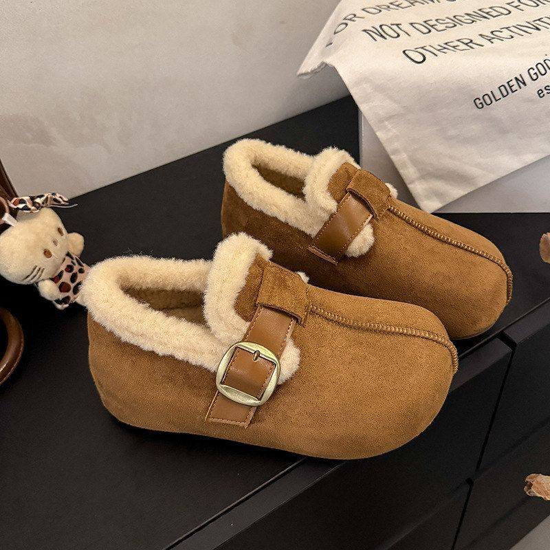 加绒加厚保暖棉全包勃肯鞋2025新款冬季女鞋鞋毛毛豆豆鞋保暖雪地,居家布艺,居家棉拖/棉鞋,淘宝优惠券,粉丝福利购,淘宝优惠卷