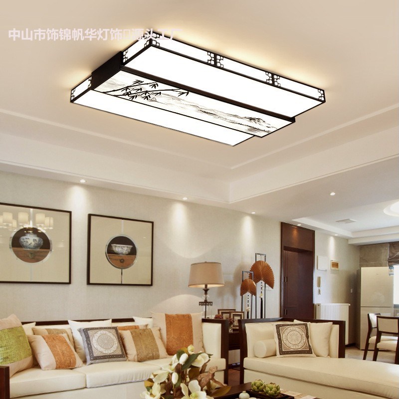 中山灯饰新中式简约现代大气灯w具大全2021年新款吊灯大灯十大全