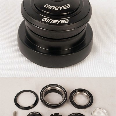 景晔GINEYEA 44zmm碗组安装椎管和直管前叉用