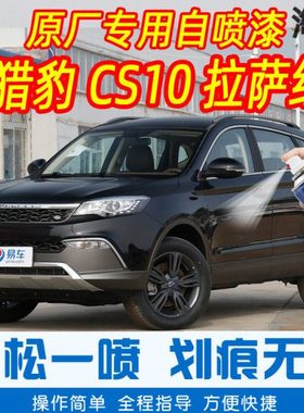 猎豹CS10纽约黑色专车补漆笔汽车原厂车漆划痕修复神器手摇自喷漆