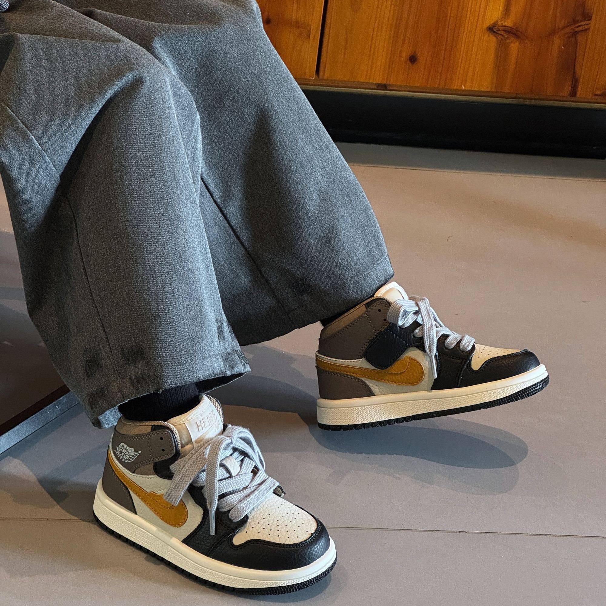 PeDoKids【黑黄韵味】童鞋男童女童潮童穿搭鞋子百搭低帮防滑板鞋,童鞋/婴儿鞋/亲子鞋,板鞋,淘宝优惠券,粉丝福利购,淘宝优惠卷