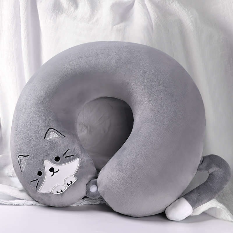 记忆棉ua型枕护颈脖枕飞机旅行头枕办公室午睡脖子支撑靠枕u形枕