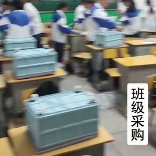 书箱学生装书初很高中带滑轮整理折叠箱家用玩具储物箱轮子拉杆