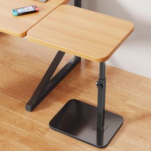 桌面延长板可移动工位键盘托架落地桌子办公室桌边拓展台延伸桌板