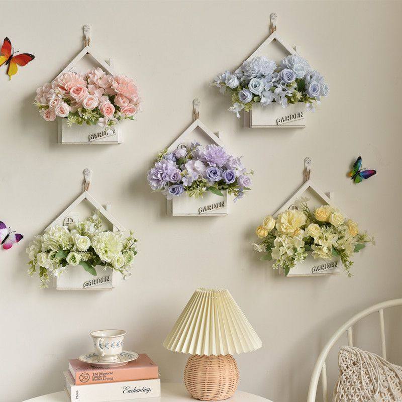 店铺装饰花墙壁挂件客厅木房壁饰花器背景墙面床头门上假花挂饰品,节庆用品/礼品,婚庆绢花,淘宝优惠券,粉丝福利购,淘宝优惠卷