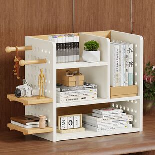 桌上书架儿童阅读架桌面收纳盒小型置物架办公桌文件架宿舍书桌