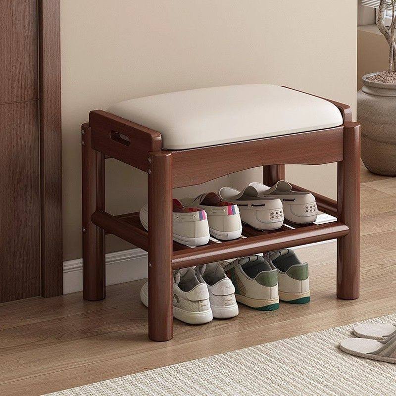入户换鞋凳全实木鞋柜一体门口家用可坐穿鞋凳进门窄小鞋架长条凳,收纳整理,收纳凳,淘宝优惠券,粉丝福利购,淘宝优惠卷