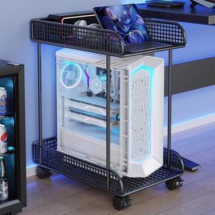 电脑主机托架家用电竞房多层可移动台式机箱垫高支架散热底座托盘