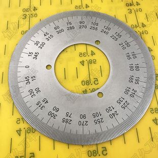 刻度盘 顺逆一体刻度盘 角度盘机械圆盘 不锈钢盘120#46#1#刻度盘